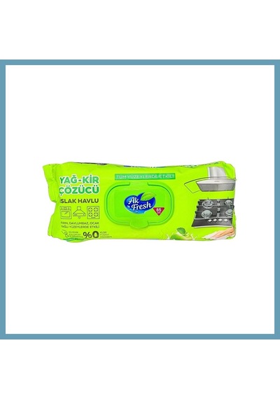 Bezos Yağ Ve Kir Çözücü Islak Mendil Elma 85'li Mbt06 Tekli