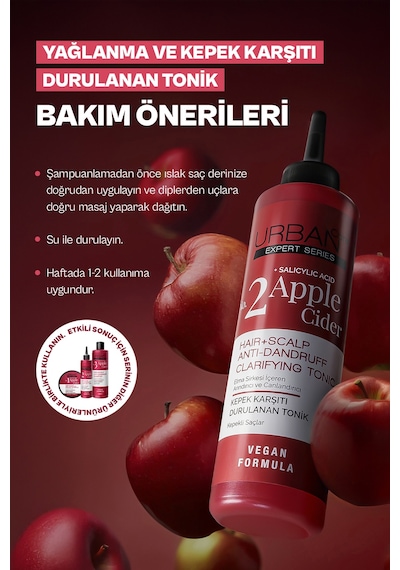 No.2 Expert Apple Cider Kepek Karşıtı Tonik 200 Ml