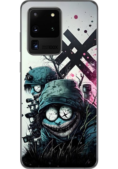 Samsung Galaxy S20 Ultra Uyumlu Şeffaf Kılıf Aesthetic 6 Tasarımlı