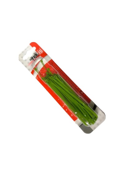 Tr Tek-iş Yeşil Plastik Kablo Bağı Seti 100mm X 2.5mm 50 Adet Dayanıklı Cırt Kelepçe Kablo Düzenleyici Genel
