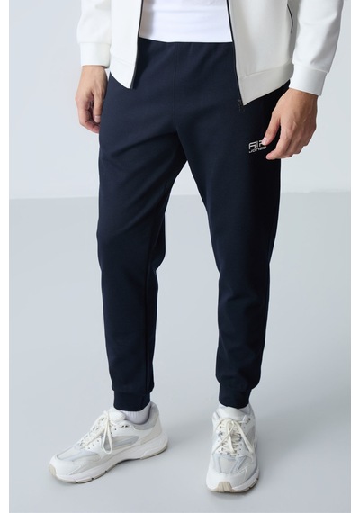 Tommy Life Hugo Ekru - Lacivert Jogger Erkek Eşofman Takım - 85198 Ekru