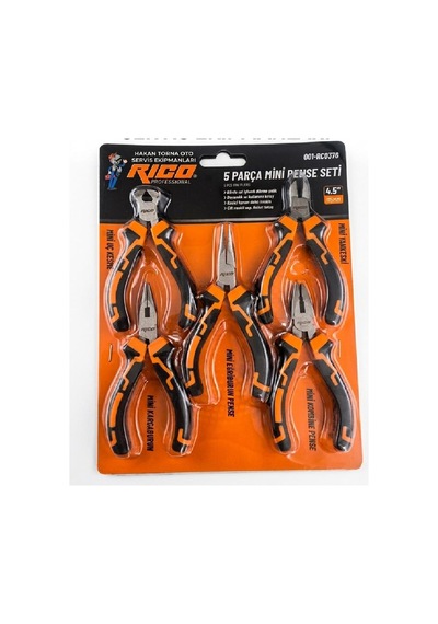 Rico Rc-0376 5 Parça Mini Pense Seti Çok Renkli