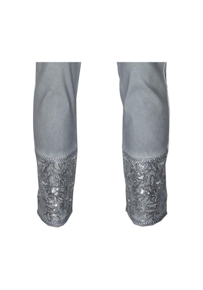 Bulalgiy Kadın Gri Payetli Pantolon - Bga316781-gri Gri
