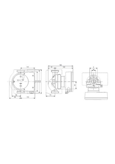 Grundfos Magna1 32-120 180 Mm 150-175.000 Kazan İçin Frekans Konvertörlü Sirkülasyon Pompası 12mss 9.5m³/h