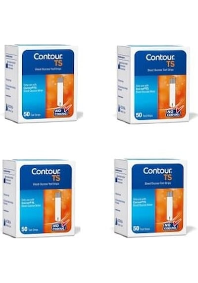 Bayer Contour TS Şeker Ölçüm Çubuğu 4 Kutu 200 Adet