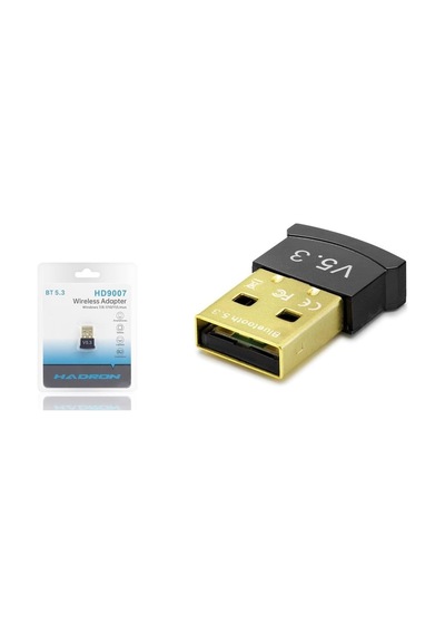 Hadron Hd9007 Usb Bluetooth Adaptör 5.3 Siyah-224035