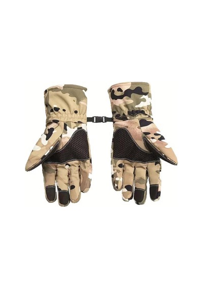 Sıngle Sword Dokunmatik Softshell Uzun Parmak Outdoor Eldiven - Multicam Kamuflaj, M Beden Multicam - 876476175 Multicam