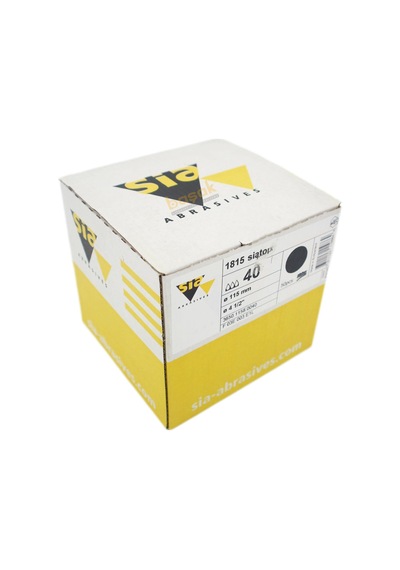 Sia 1815 Siatop 115 Mm 40 Kum Deliksiz Zımpara Kağıdı 50'li