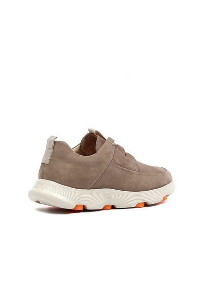 Erkek Kum Nubuk Deri Sneaker Kum Beji