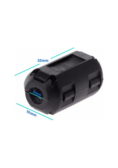 9mm Ferrit Halka Filtre Kablo Gürültü Bastırıcı Azaltıcı Yüzük Bead Rfı Emı Girişim Engelleyici Besl