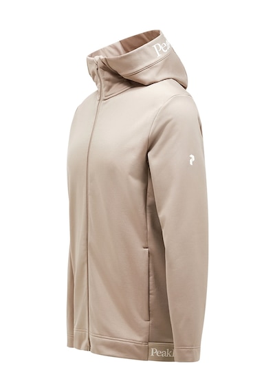 Peak Performance Rider Tech Zip Hood Erkek Bej Outdoor Polar G79554090 Bej
