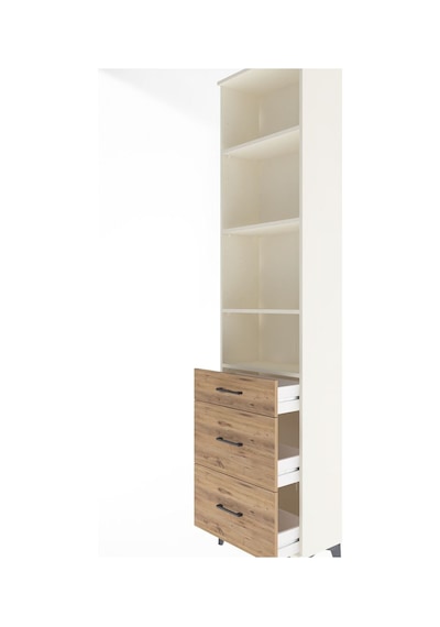 Arges Dolap 4 Raflı 3 Çekmeceli 60x30x243 Aytaşı-çam Aytaşı