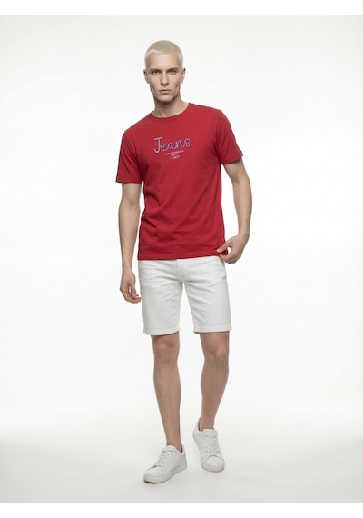Regular Fit Erkek Tshirt K.kol Kırmızı