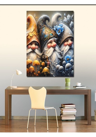 Kanvas Tablo Sevimli Cüceler 50cmx70cm