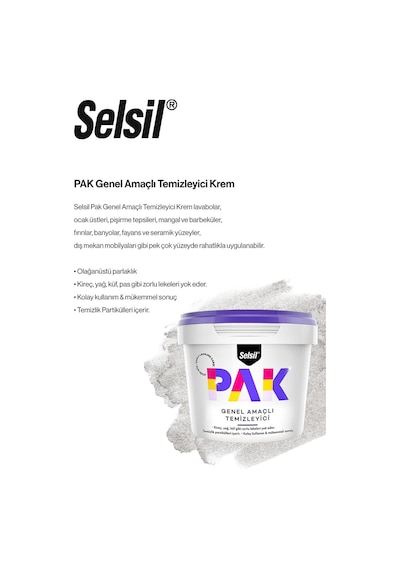 Selsil Pak 5 Al 4 Öde, 500 Gr Genel Amaçlı Temizleyici Krem Ve Rosie Pamuk