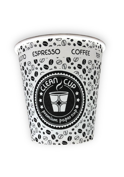 Clean Cup Desenli Karton Bardak 7 Oz 50'li