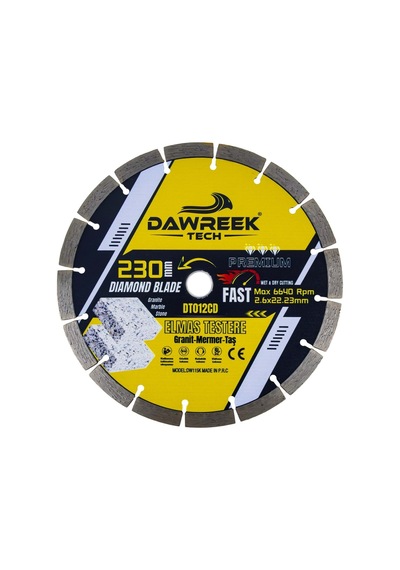 Dawreek Dt021cd 230mm Premium Segmentli Turbo Elmas Testere Granit-mermer-taş