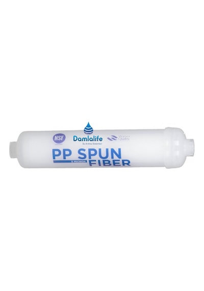 Nfs 12'' Inline Su Arıtma 5 Micron Sediment Spun Elyaf Filtre