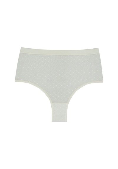 Magic Form 795 Kadın Ekru Kafes Dantelli Külot Ekru - 295348402 Ekru