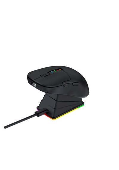 Type-x M1 Kablosuz Rgb Gaming Mouse 12.000 Dpı, Tri-mode 2.4ghz + Bt + Type-c , Rgb Şarj Stantlı Oyuncu Mouse Type-x-m1