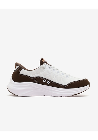 Skechers Contour Foam-cozy Fıt Erkek Beyaz Siyah Kirmizi Spor Ayakkabı 232619 Wbr