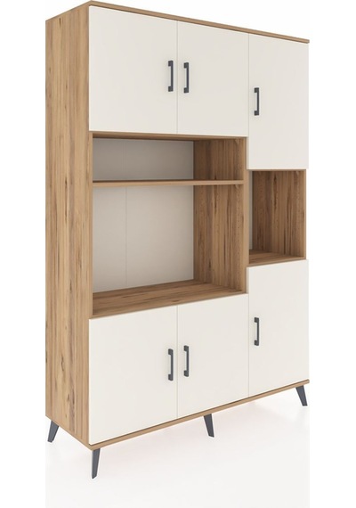 Hyperion Dolap 9 Raflı 6 Kapaklı 132x44x195 Çam-aytaşı/çam Aytası/atlas Çam Hyperion Dolap 9 Raflı 6 Kapaklı 132x44x195 Çam-aytaşı/çam Aytası/atlas Çam