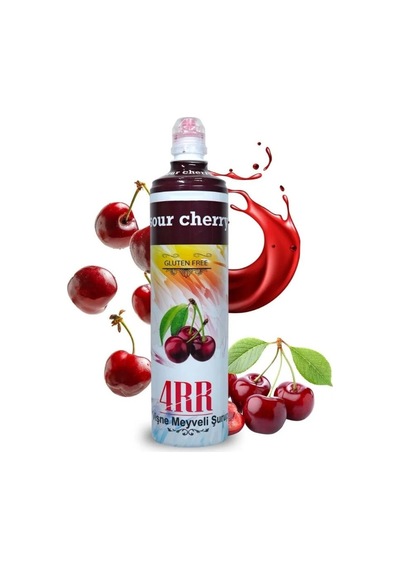 4rr Vişne Meyve Püresi Doğal, Katkısız, Glutensiz Lezzet, 750 Ml