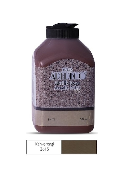 Artdeco Akrilik Ahşap Boyası 500 Ml 3615 Kahverengi