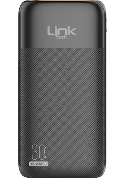 Linktech PD13 Premium PD 30 W 10000 mAh Hızlı Şarj Powerbank Siyah