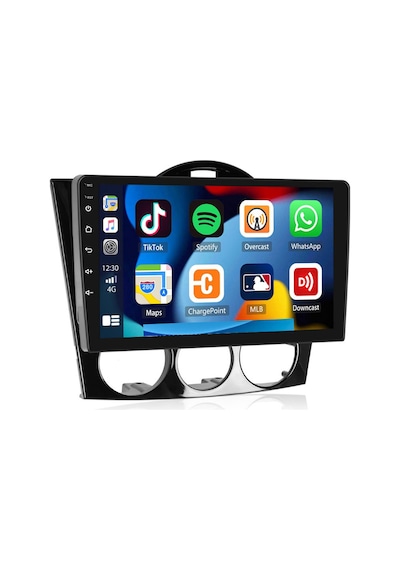 Mazda Rx-8 Araç Multimedya Android Ekran Carplay Navigasyon Double Teyp 4+64 9" 05-08 Black Cadence