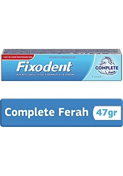 Fixodent Complete Ferah Diş Protez Yapıştırıcı Krem 47 G