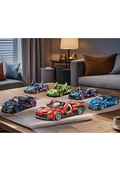 1:18 Spor Araba Modeli Teknik Yapım Seti Cyberpunk Rally Car Racing Engineering Kendin Yap Boz 426 Parça