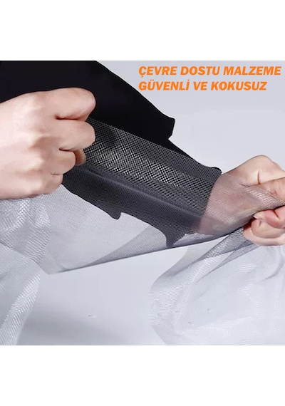 Mutfak Balkon Dış Kapılar İçin Yapışkanlı Sineklik125x75cm Al4518