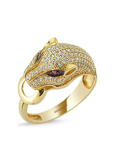 Kaplan Altın Yüzük 14K Gold 416290756