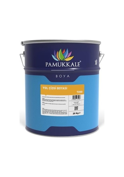 Pamukkale Yol Çizgi Boyası Solvent Bazlı 20 Kg Ral 5015 Mavi