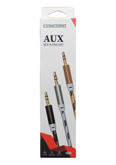 1 Metre Metal Aux Ses Kablosu Concord C 815
