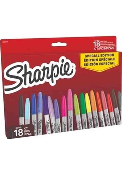 Sharpie Fine 18'li Yuvarlak Uç Permanent Markör Set