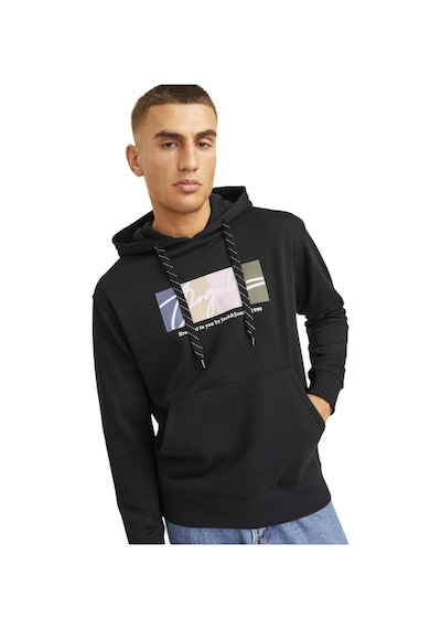 Jack & Jones Erkek Kapüşonlu Sweatshirt 12262421 Sİyah Jack & Jones Erkek Kapüşonlu Sweatshirt 12262421 Sİyah
