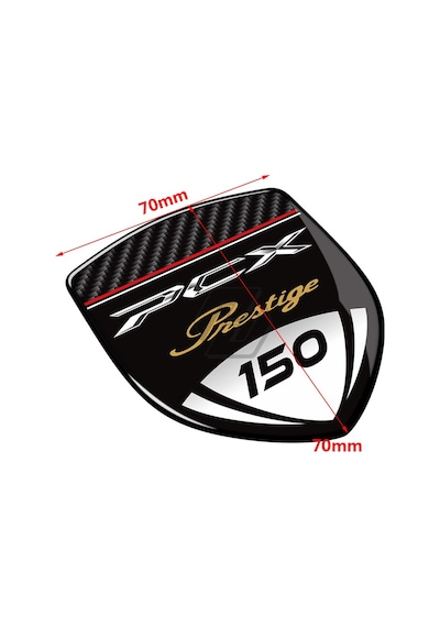 Pcx 150 Karbon 3D Sticker