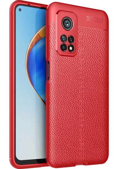 Newface Xiaomi Mi 10t Pro Kılıf Auto Focus Kapak - Kırmızı
