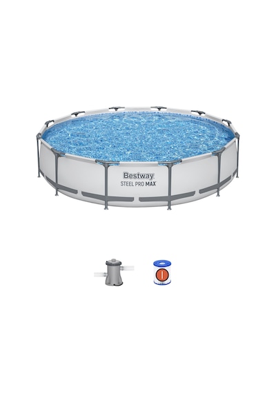 Bestway 56416 Steel Pro Max Yerüstü Prefabrik Havuz Seti 3,66 M X 76 Cm