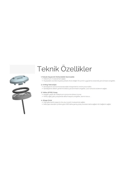 16 Adet Silentplug Sessiz Tapa Masa Sandalye Çivili Polygrid Siyah