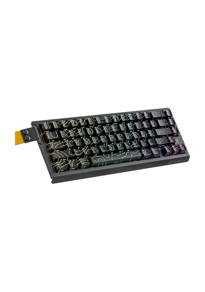 Attack Shark X68 He Hall Effect Rapid Trigger Mekanik Klavye Manyetik Switch Black Contour