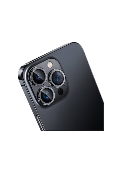 Apple Uyumlu   iPhone 16 Pro Max Benks Dr Safir Kamera Lens Koruyucu Siyah