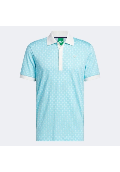 Adidas Originals All Over Trefoil Erkek Mavi Polo Tişört Ks5764