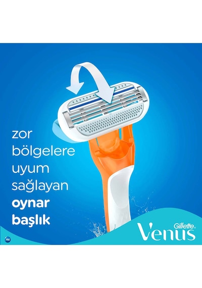 Gillette Venus Riviera Kullan At Kadın Tıraş Bıçağı  2'li