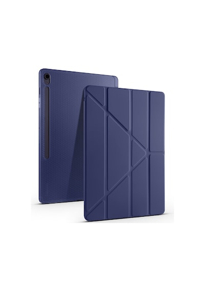 Galaxy Tab S10 Fe Plus Kılıf Zore Tri Folding Kalem Bölmeli Standlı Kılıf Kapaklı Kılıf