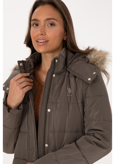U.s. Polo Assn. Kadın Vizon Kaban 50308001-vr052 Vizon