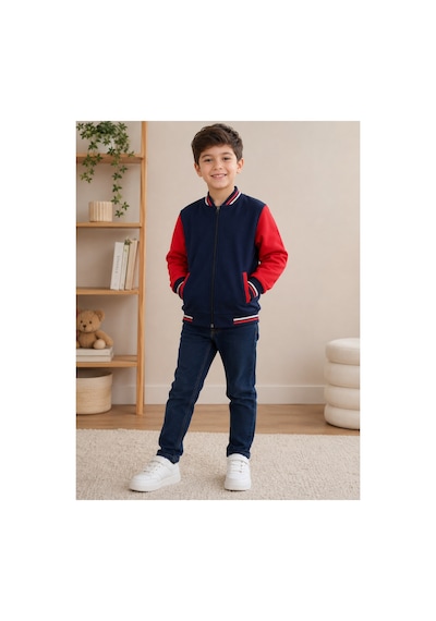 Uğur Bebe Unisex Çocuk Hırka Fermuarlı 3 İplik Şardonsuz Örme Kumaş Lacivert Kollar Kırmızı Günlük Spor Mevsimlik 1 Adet Lacivert Lacivert Uğur Bebe Unisex Çocuk Hırka Fermuarlı 3 İplik Şardonsuz Örme Kumaş Lacivert Kollar Kırmızı Günlük Spor Mevsimlik 1 Adet Lacivert Lacivert