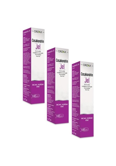 Orzax Cosakondrin Jel 100 ML 3 Adet